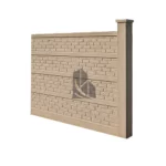 دیوار پیش ساخته بتنی طرح آجری