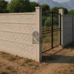 دیوار پیش ساخته بتنی طرح آجری